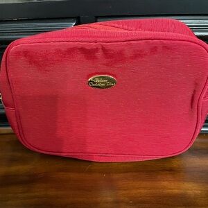Christian Dior parfums  Red Cosmetic Bag like new